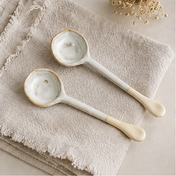Ceramic Coffee Spoon Set