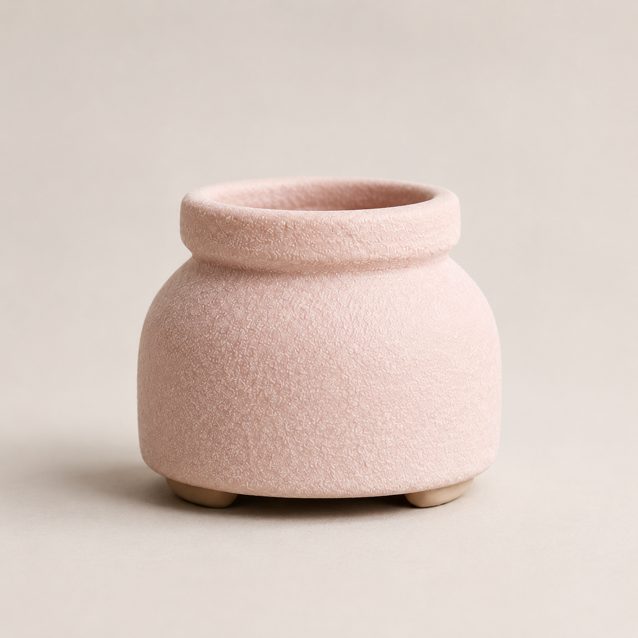 Frosted Mini Ceramic Flower Pot