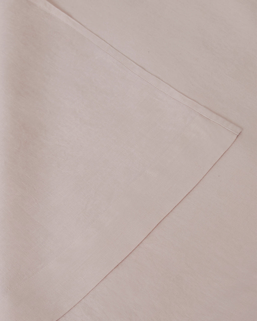 Marcel Linen Flat Sheet — Blush