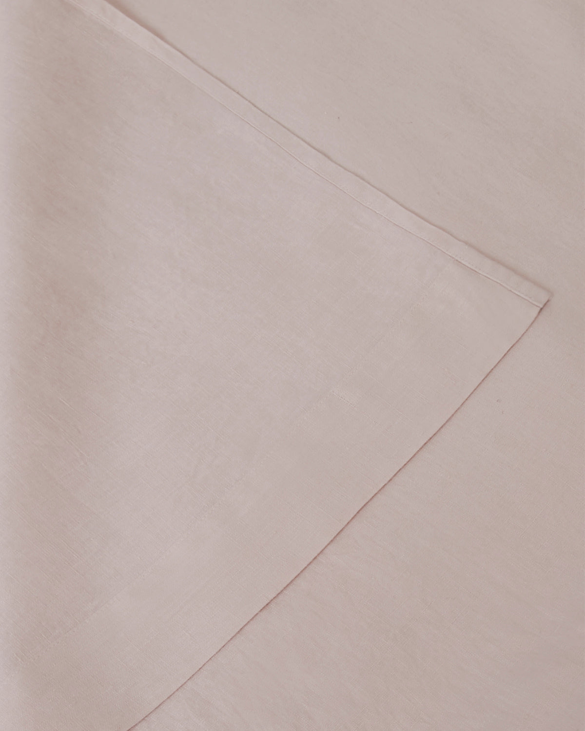 Marcel Linen Flat Sheet — Blush