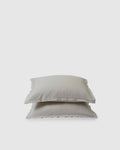Marcel Linen Pillowcases — Dove