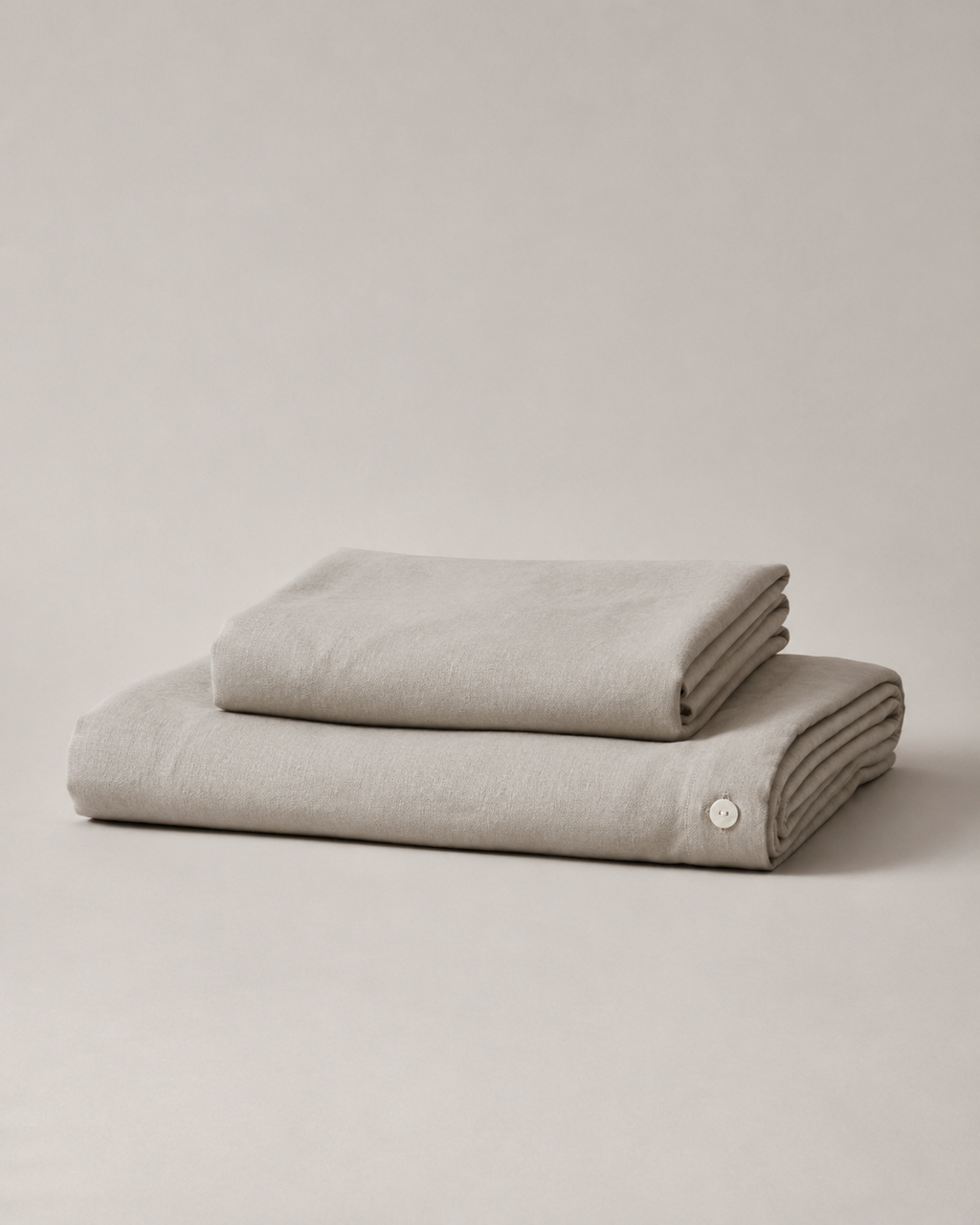 Marcel Linen Duvet Set — Dove
