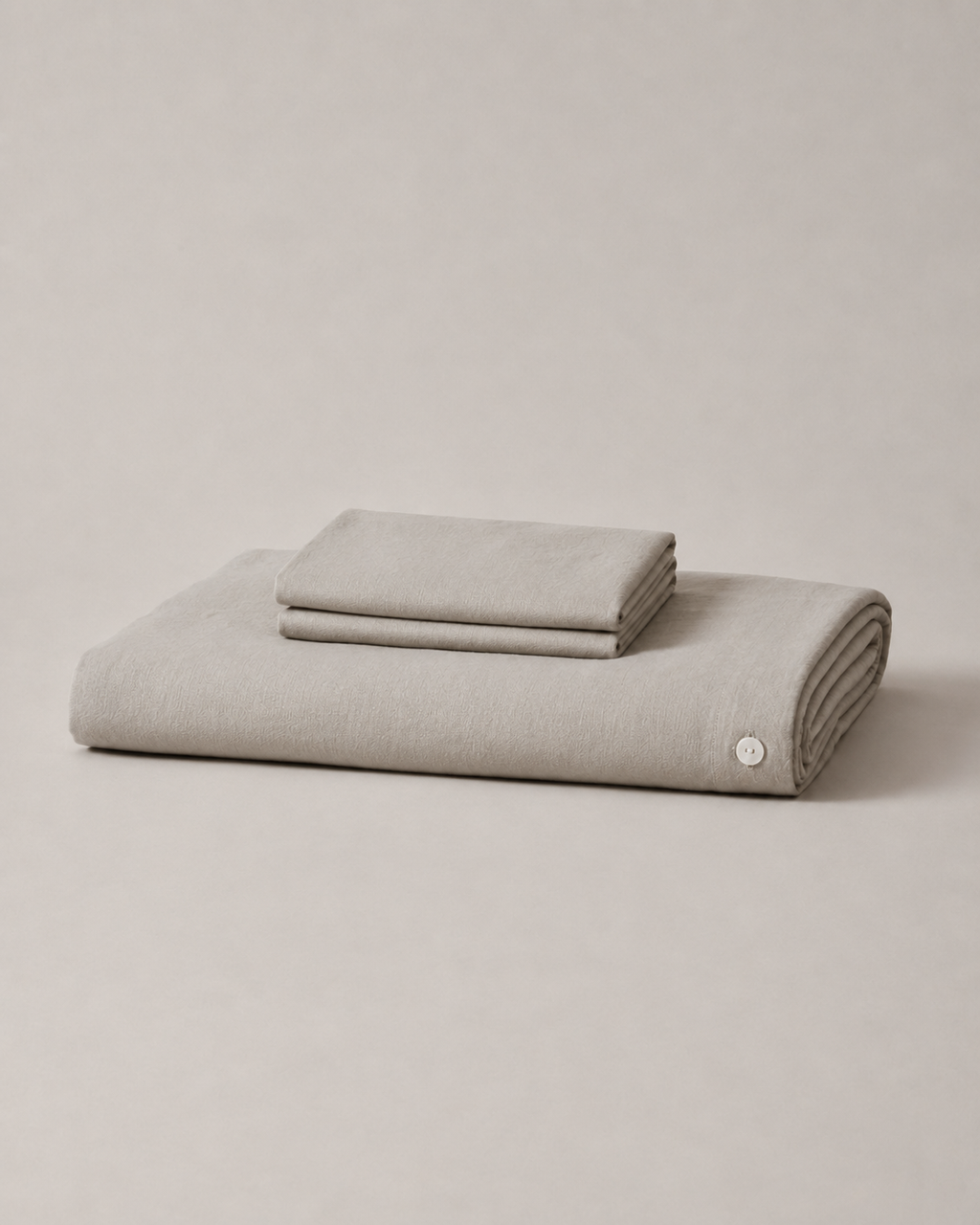 Marcel Linen Duvet Set — Dove