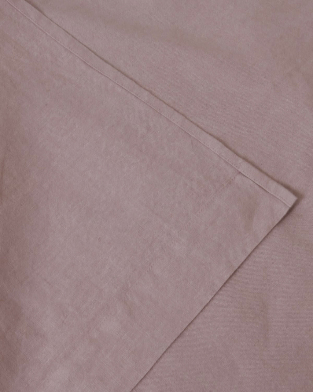 Close-up of a folded brown fabric sheet
