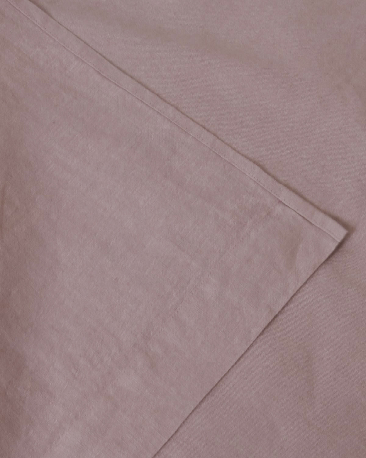 Close-up of a folded brown fabric sheet