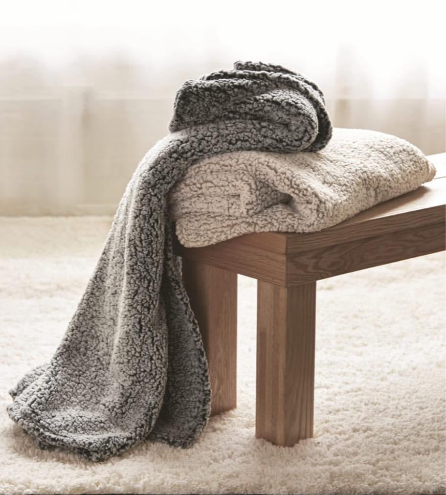 Sherpa Fringe Throw