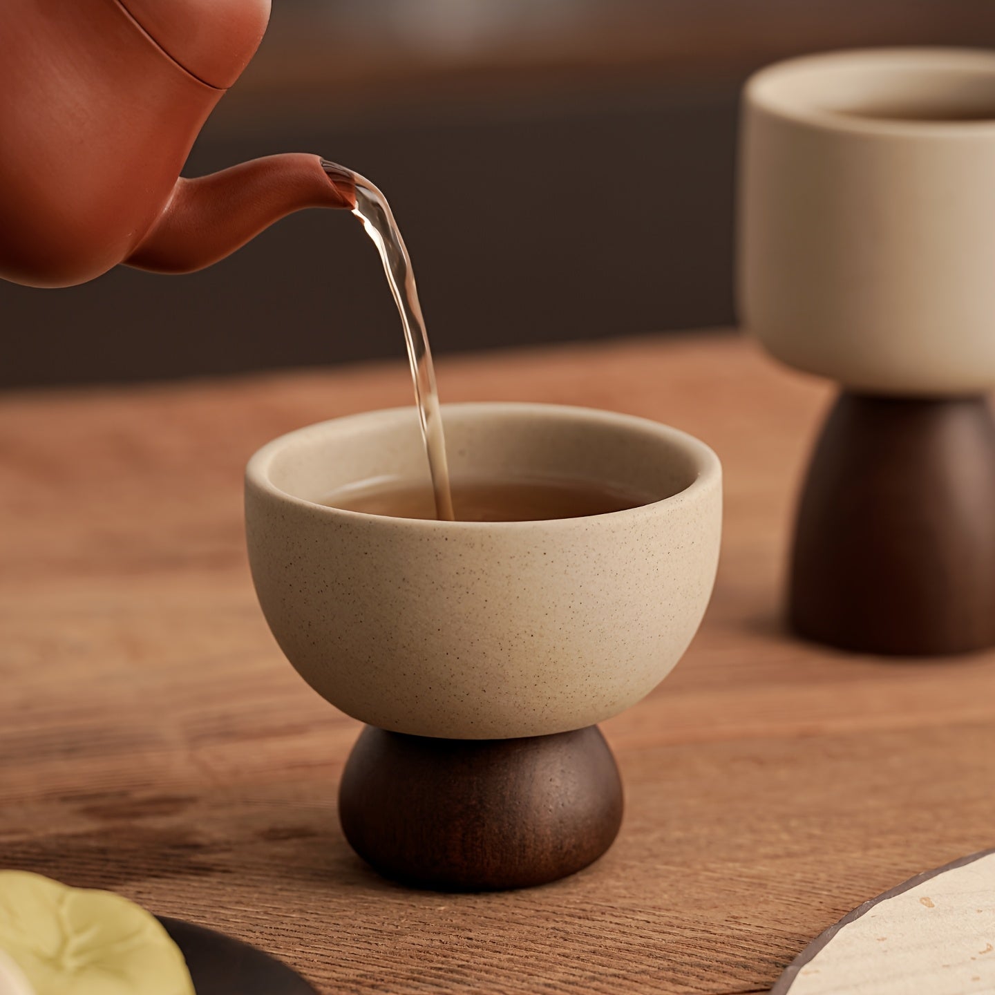 Japanese Vintage Stoneware Small Coffee Cup Tea Cup Drinking Cup Tall Design Suitable for Home Office Cafe for Espresso Tea Milk Juice 100ml